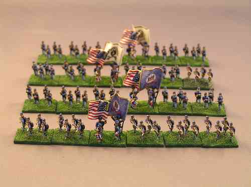 Union Infantry Brigade pack with Kepi