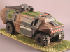 Armored combat repair vehicle with crane