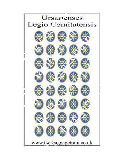 Late Roman shield transfers for Legiones comitatenses: Ursarienses